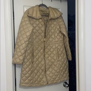 Michael Kors Tan Puffer Jacket